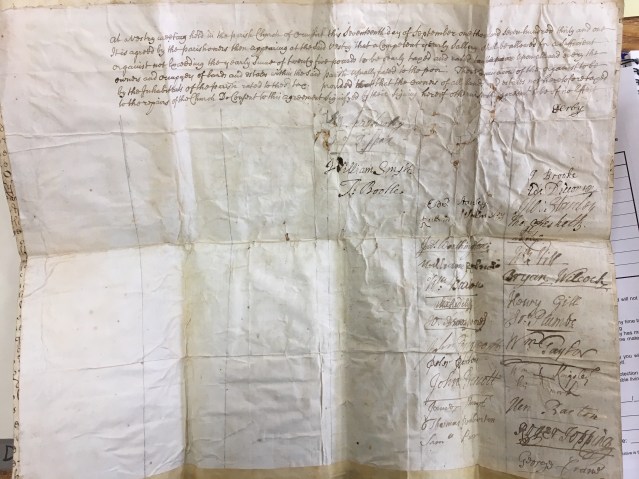 Contract re Organist 1731